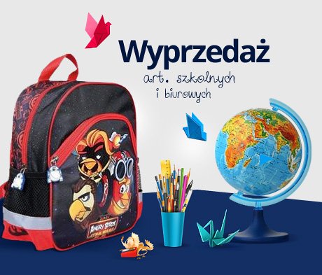 Wyprzedaż materiałów szkolnych i biurowych