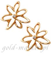 Kolczyki z tego zota z DIAMENTAMI CEOR947GG