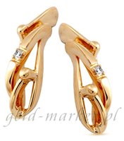 Kolczyki z tego zota z DIAMENTAMI CEOR695GG