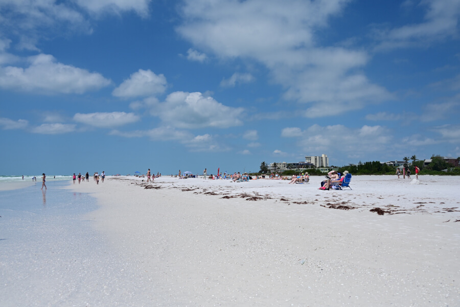 Plaża na florydzie, piasek, woda, ocean atlantycki
