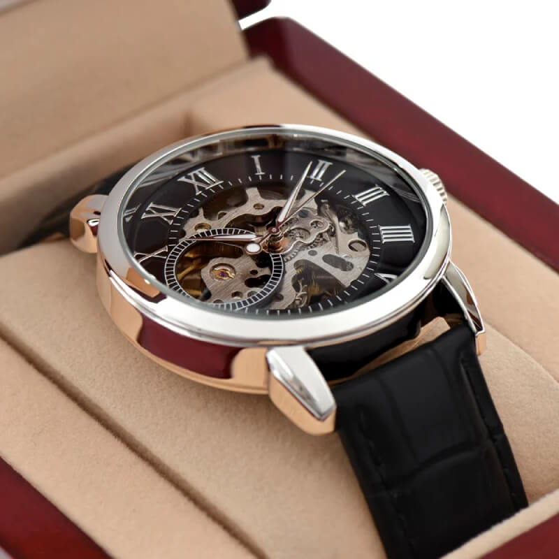 Elegancki zegarek w opakowaniu